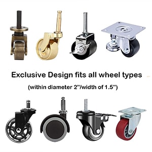 Rubber Castor Cups floor protectors