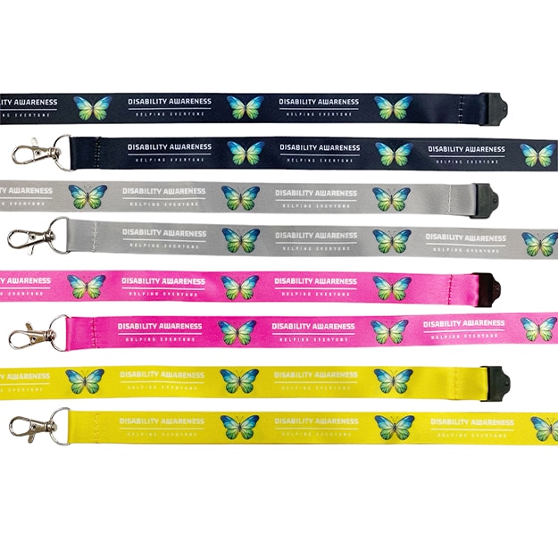 Butterfly Lanyard Hidden Disability